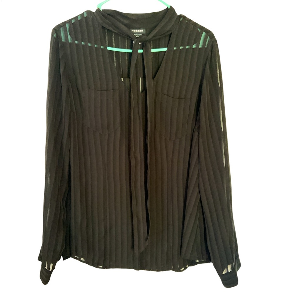 Torrid Black Blouse size 1
